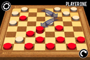 3D Checkers screen