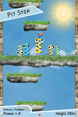 SpringFling screen