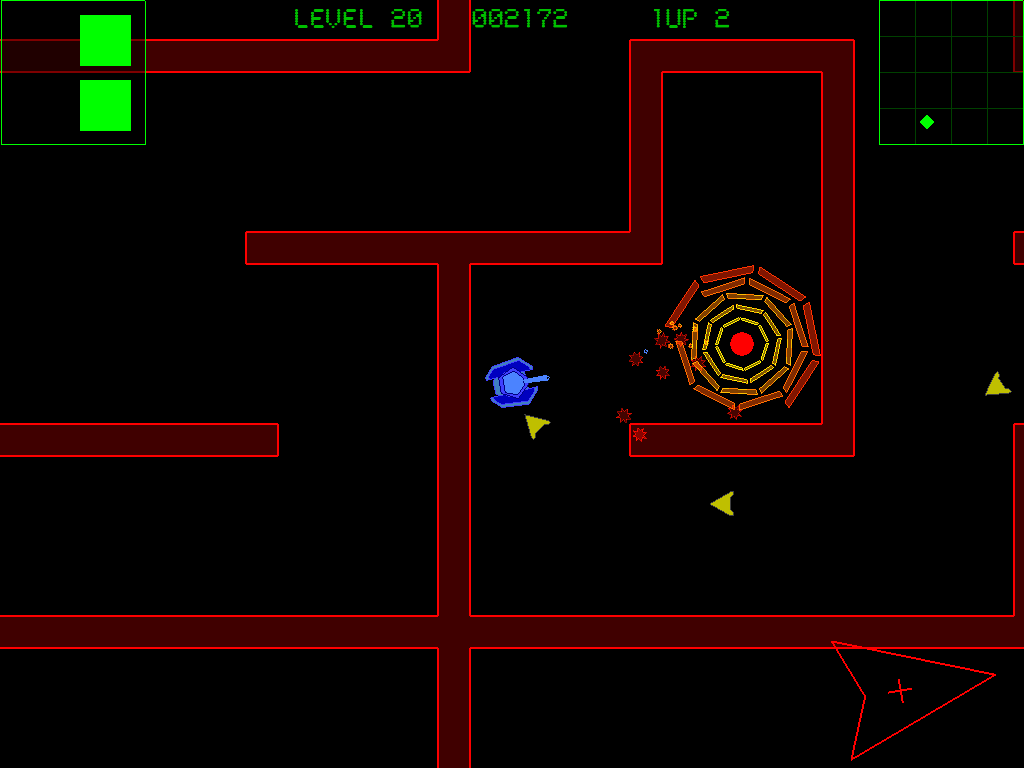 Top-Down Space Maze Shooter (DoS FullColor) - DOS Games Discussion