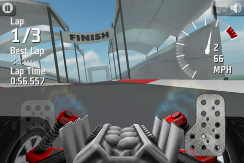 fumes stunt racer finish screen