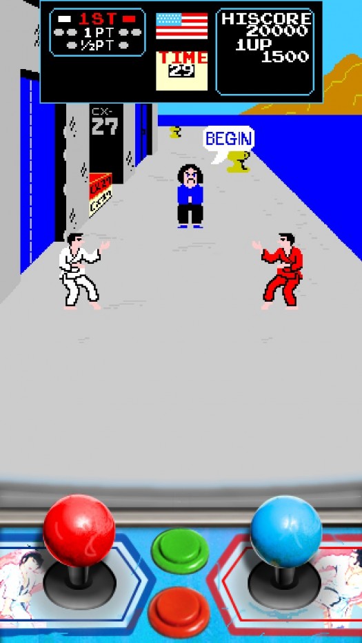 Classic Arcade Fighter 'Karate Champ' Updated with Retina Display and