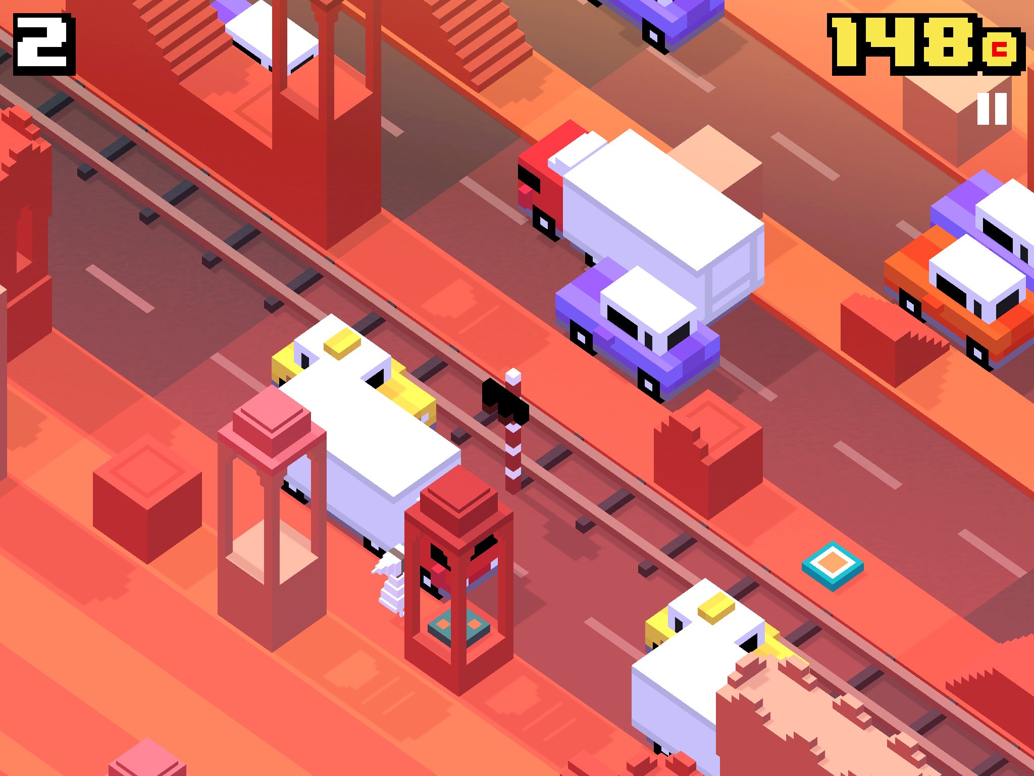 how to get secret characters in crossy road pac man
