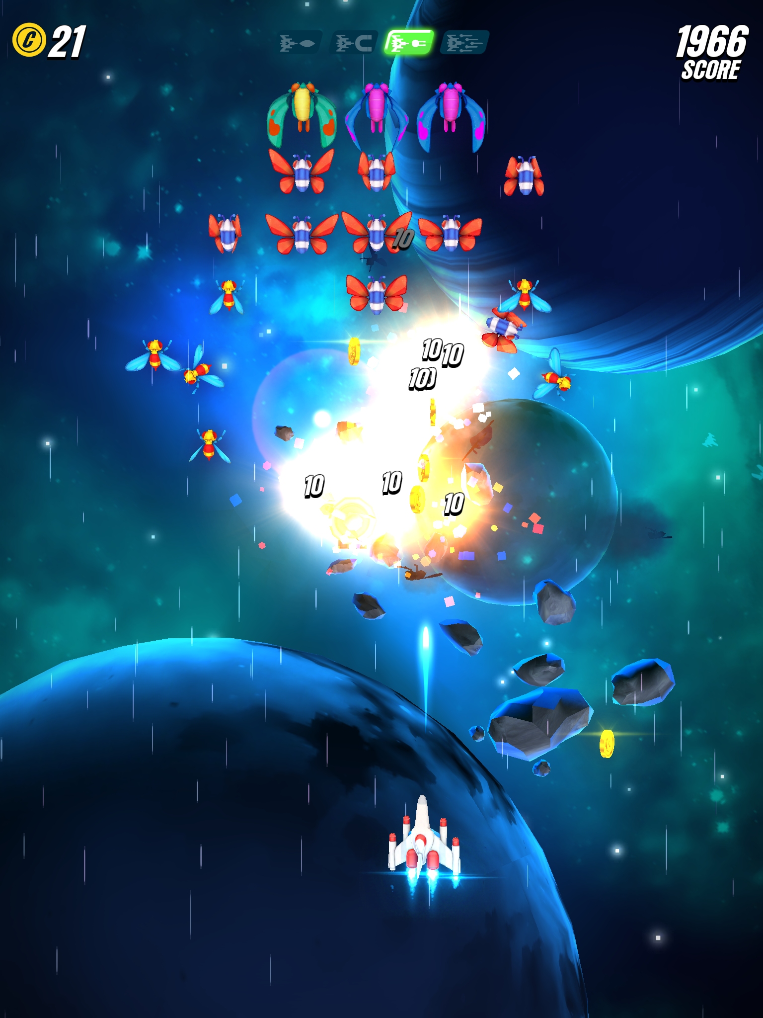 Play galaga free full version