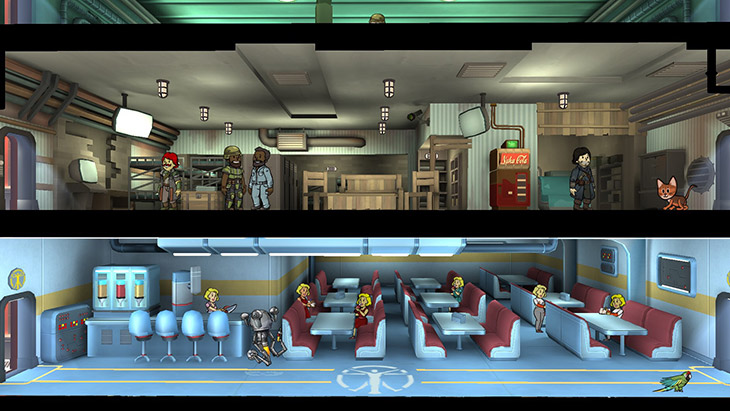 fallout shelter room size