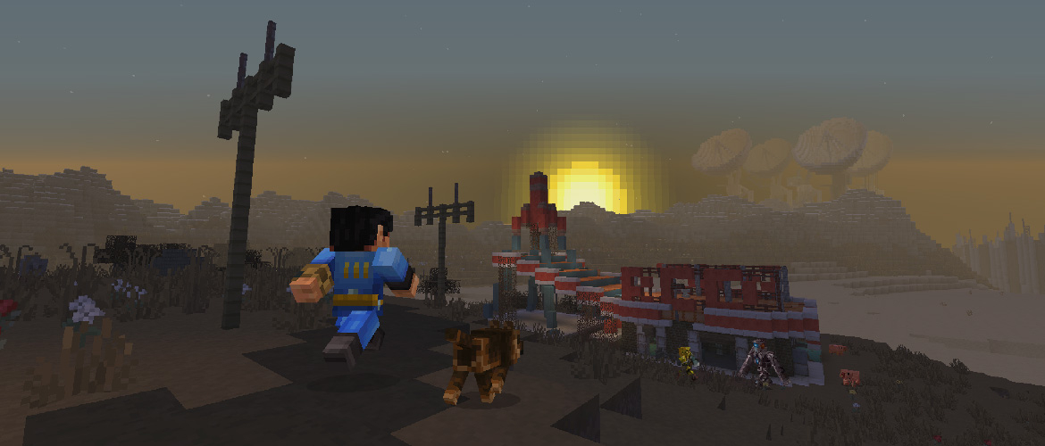 Minecraft Pocket Edition Meet Fallout Texture Pack Toucharcade