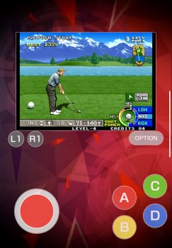 Classic Golf Game 'Top Player's Golf' ACA NeoGeo From SNK and