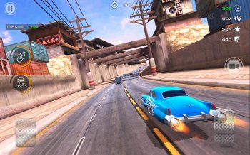 Rocket Carz Racing car game Street racer on fire.jpg