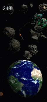 Asteroids, Meteor And Comet.gif