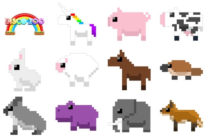 disco zoo patterns farm