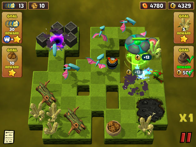 Screenshot of a classic Tower Defense game. Game shown: Tower Defense