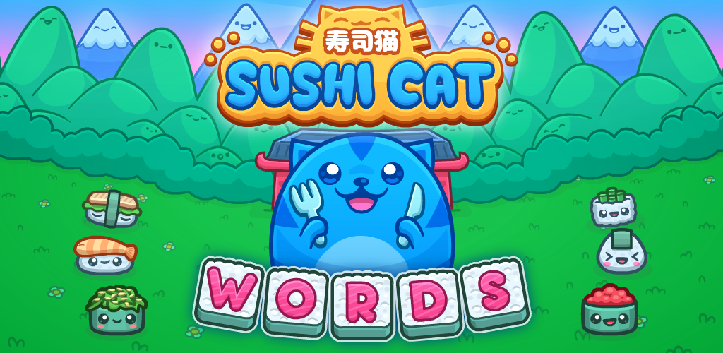 The Adorable Sushi Cat Returns to Mobile with ‘Sushi Cat: Word Search ...