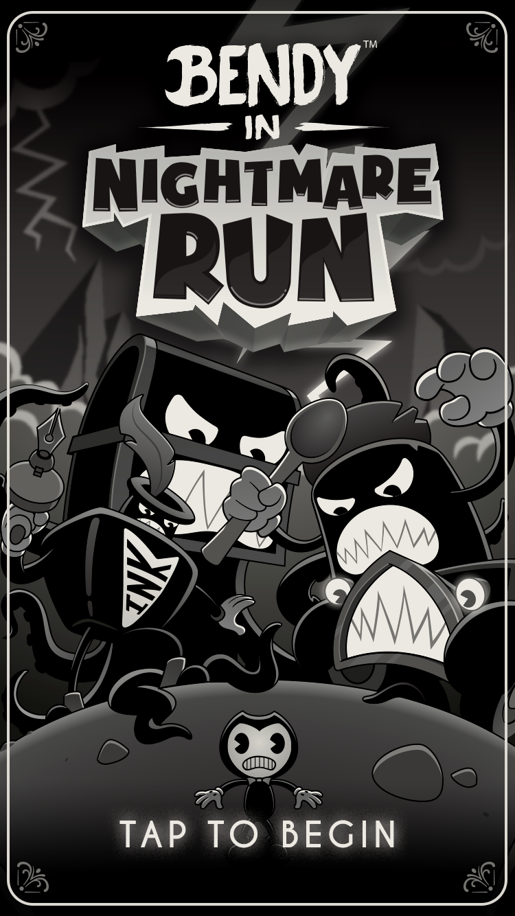 Mobile - Bendy in Nightmare Run - End Screens (Boris the Wolf