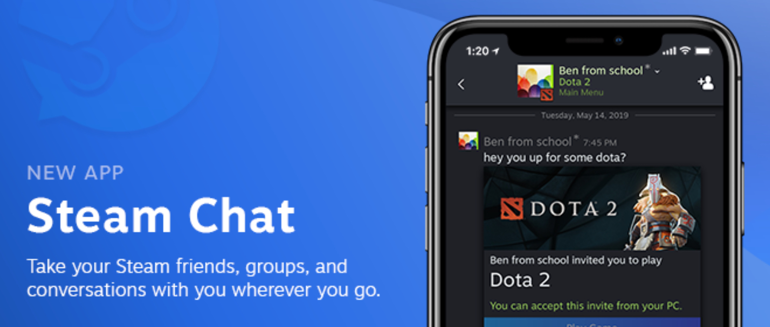 Когда вышло приложение. Steam чат. Steam новое приложение. Диалоги в стим. Десктопное приложение программы стим.