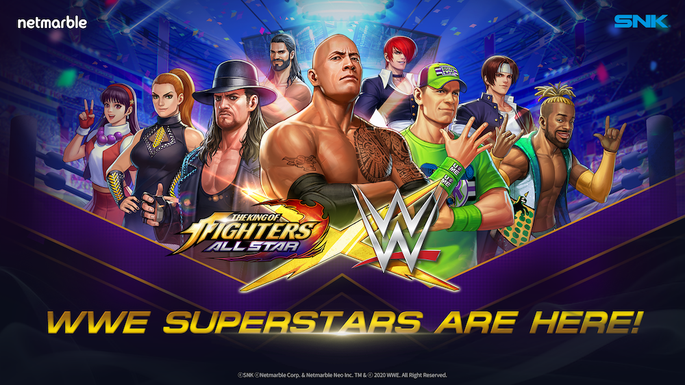 يتوجه WWE Superstars بما في ذلك The Rock و Undertaker إلى "ملك المقاتلين ALLSTAR" 1