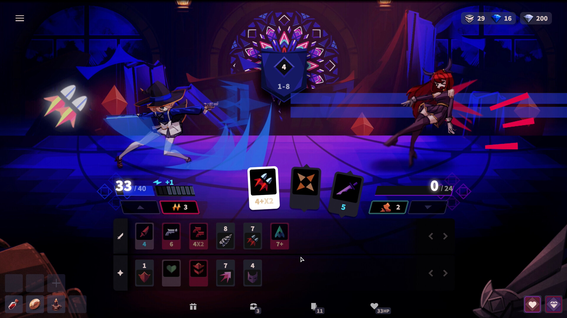 Roguelike Deckbuilding Game ‘Phantom Rose 2 Sapphire’ Is Now Available on Mobile Following Its Launch on Steam Last Year