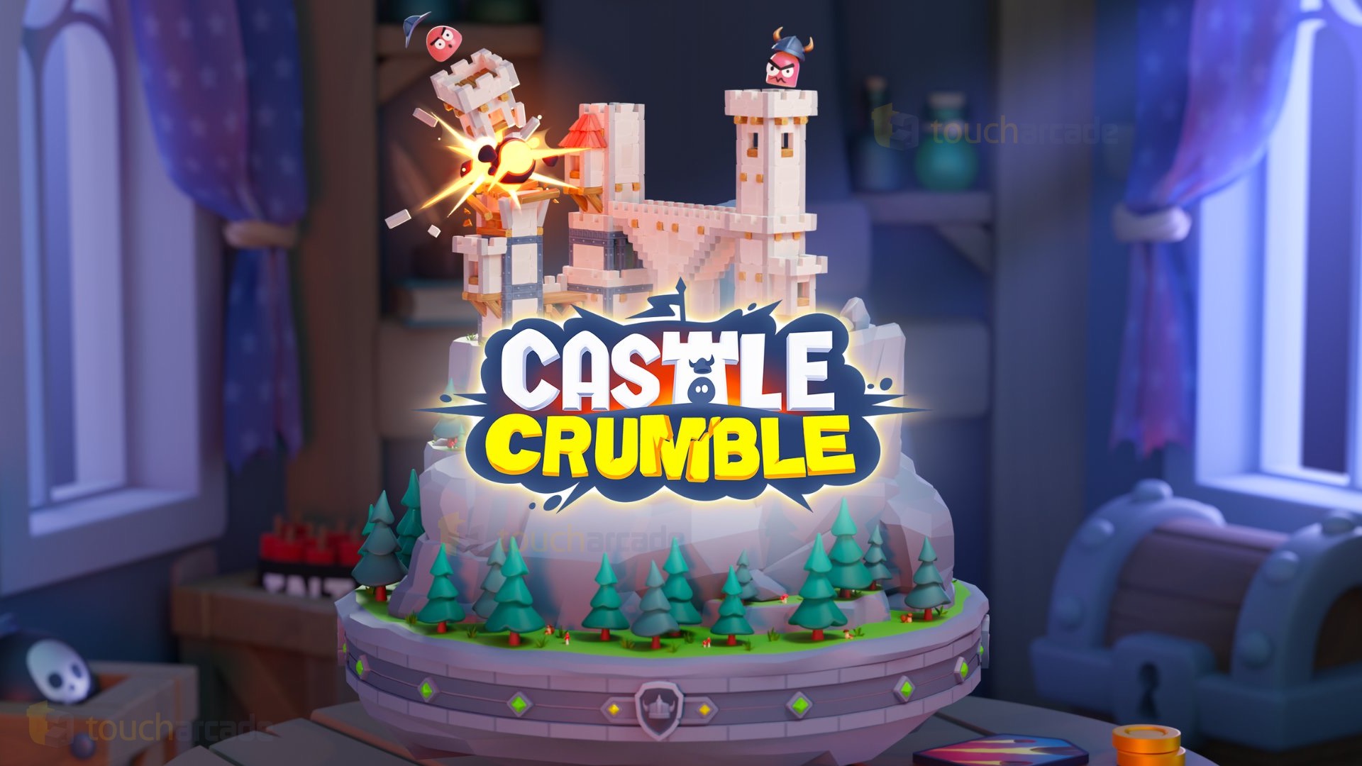 Castle Crumble for Apple Vision Pro Is Now Available on Apple Arcade Alongside Big Updates for Puyo Puyo Puzzle Pop, Crayola Adventures, and More