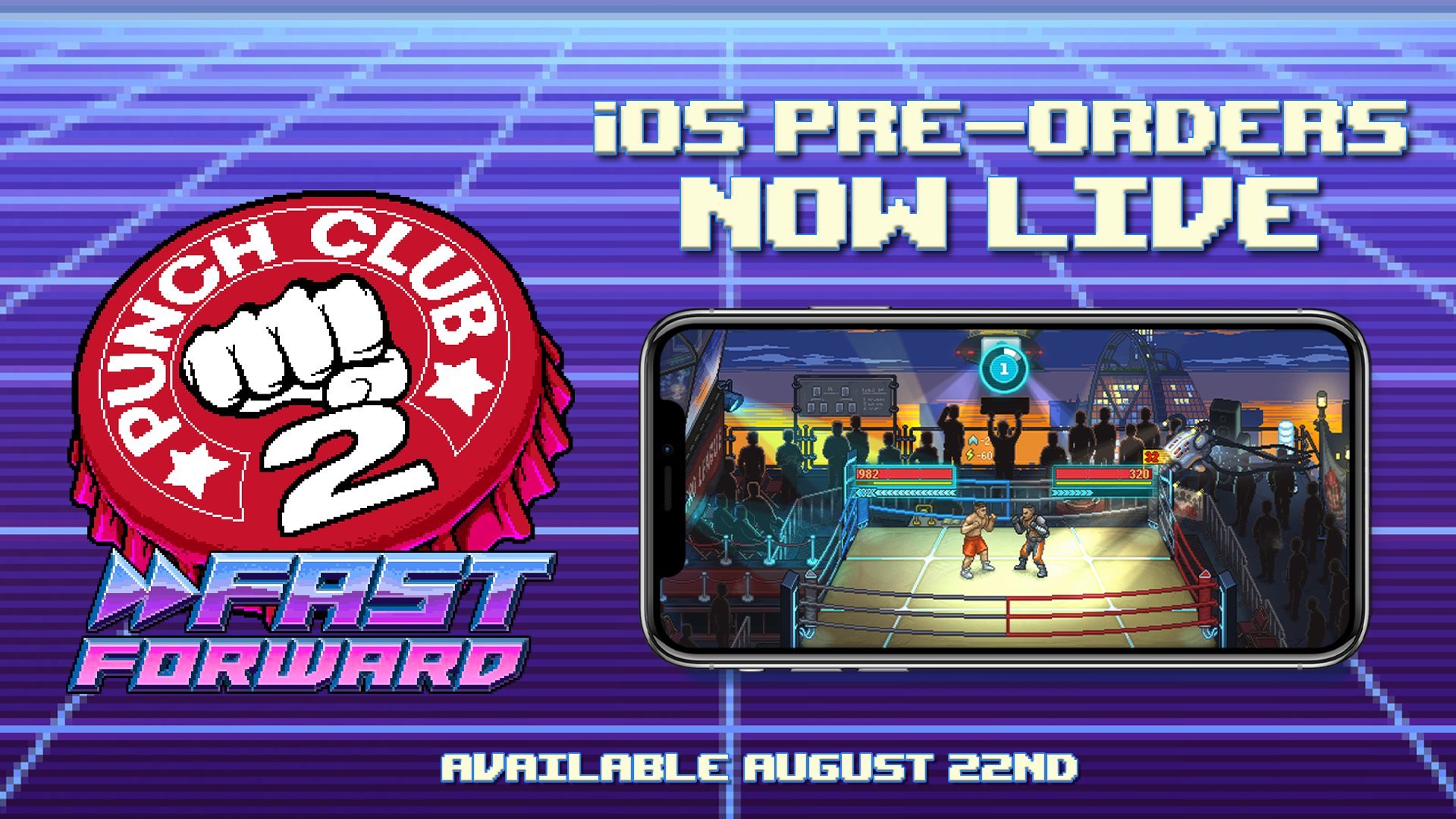 ‘Punch Club 2: Fast Forward’ From Lazy Bear Games and tinyBuild Launches on August 22nd for iOS With Pre-Orders Now Live