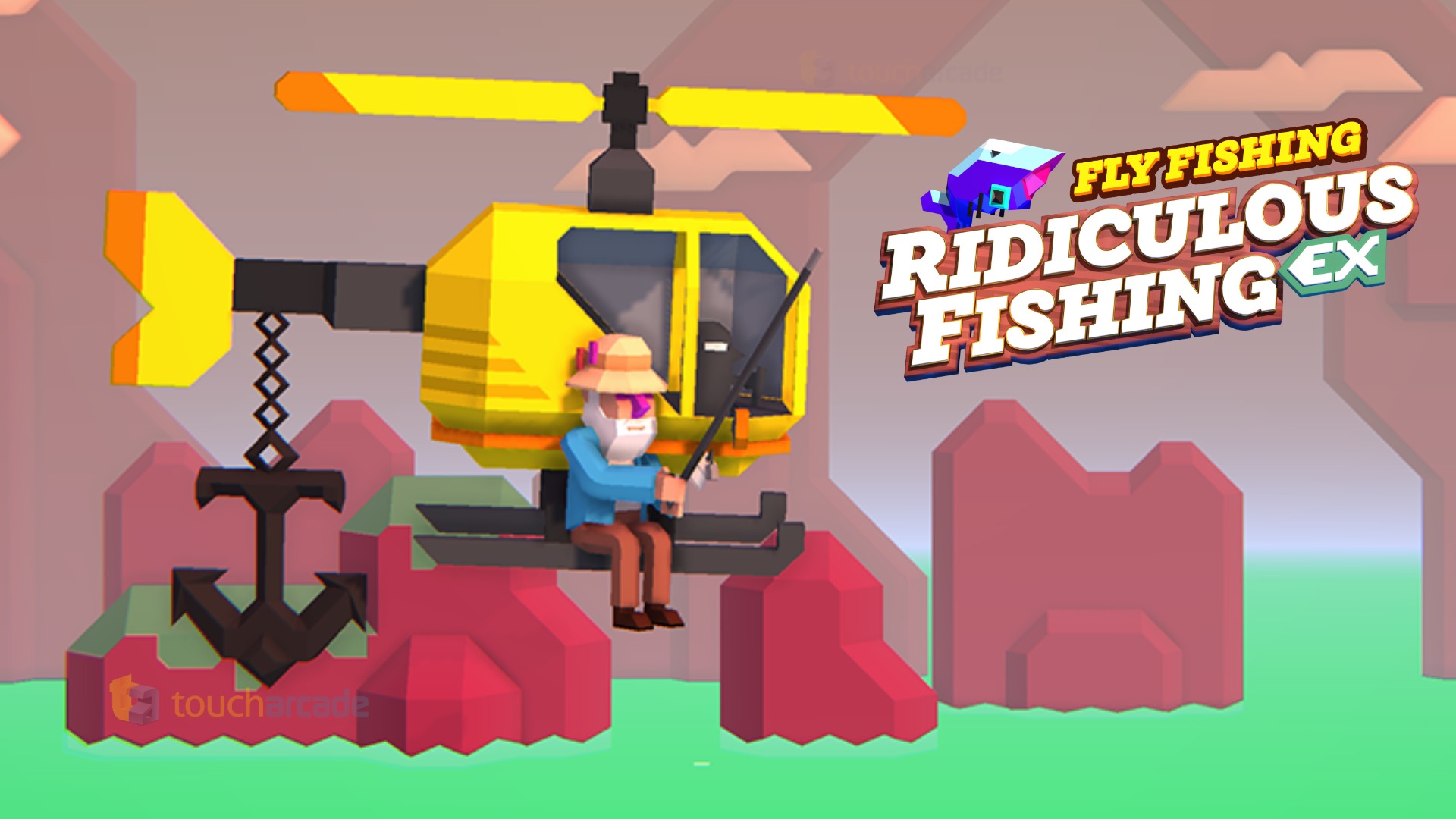 The Huge New ‘Ridiculous Fishing EX’ Fly Fishing Update Is Out Now on Apple Arcade Bringing In a New Gun, Helicopter, and Much More